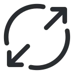 Maximize Circle SVG Icon